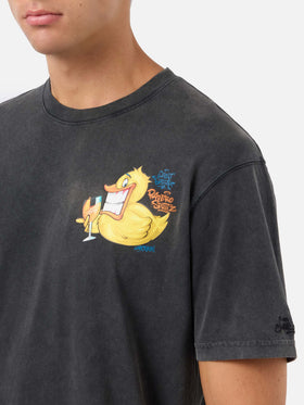 Baumwoll-T-Shirt Jack mit Cryptopuppets ducky Print | Special Edition 