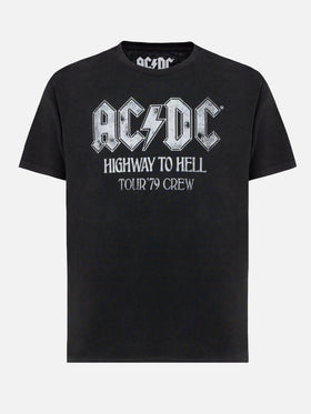 Vintage Baumwoll-T-Shirt Jack mit ACDC-Aufdruck