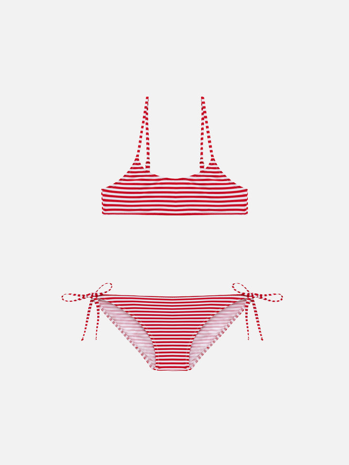 Jaiden bralette bikini with striped print - MC2 Saint Barth