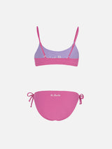 Bikini bralette double face per bambina Jaiden