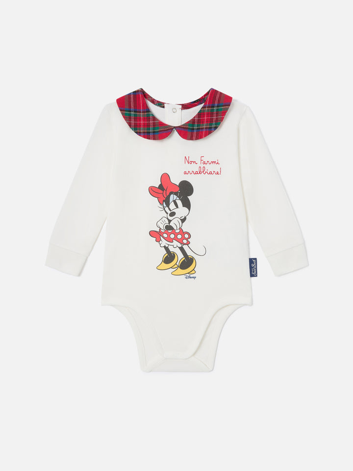 Body Jacques aus Bio-Baumwolle in Creme mit Minnie-Mouse-Print | Special edition 