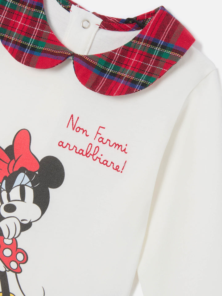 Body Jacques aus Bio-Baumwolle in Creme mit Minnie-Mouse-Print | Special edition 