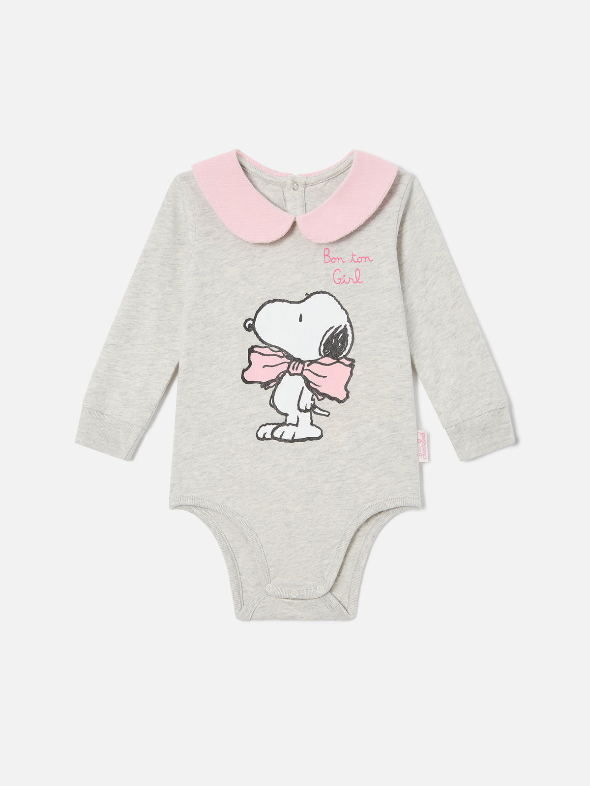 Body Jacques color crema de algodón orgánico con estampado de Snoopy | Special edition 