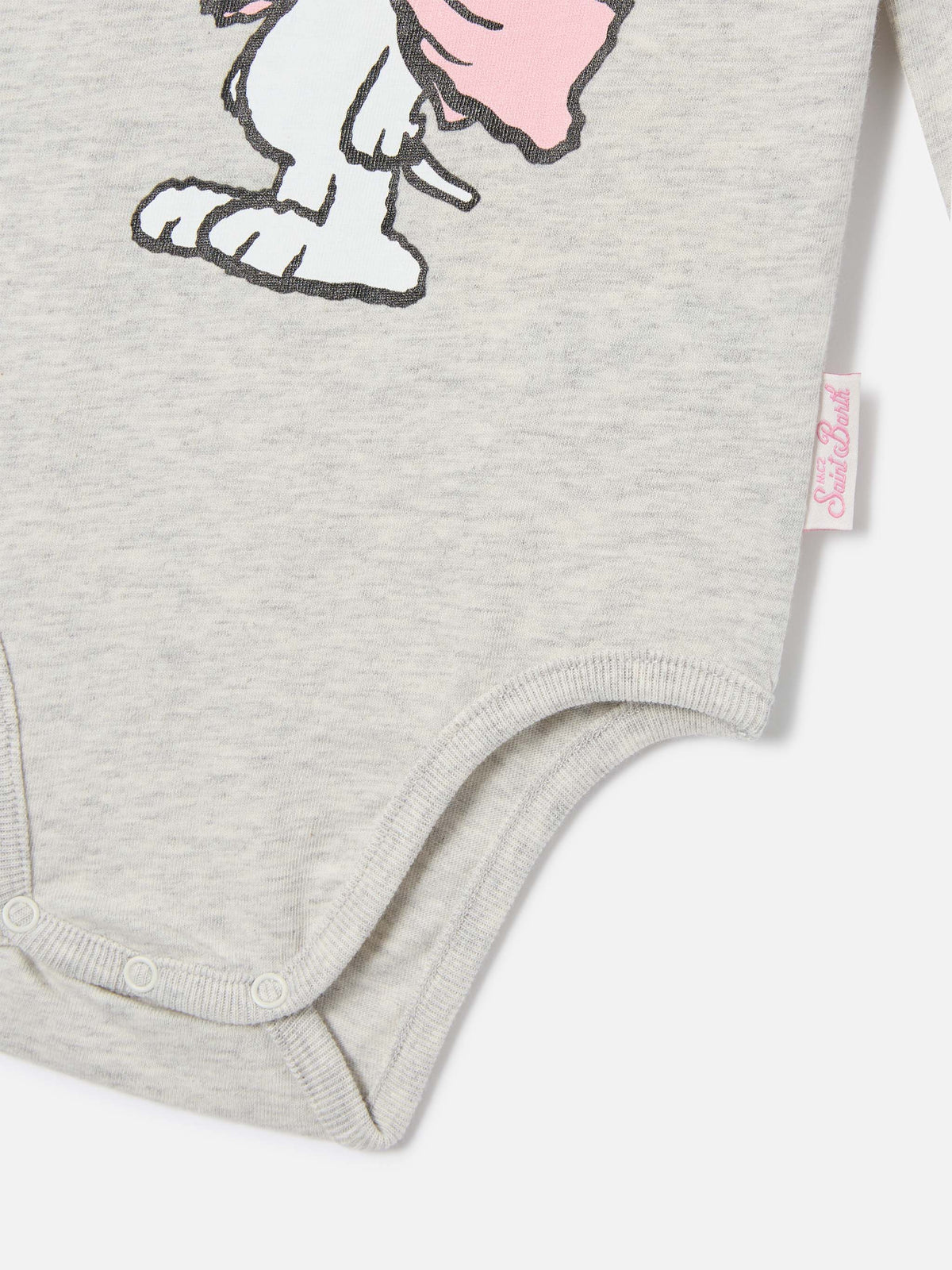 Body Jacques color crema de algodón orgánico con estampado de Snoopy | Special edition 