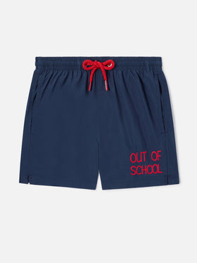 Costume da bagno blu navy da bambino