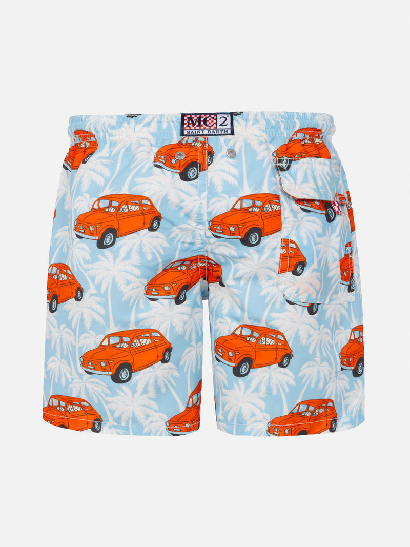 Badeshorts für Jungen mit Fiat 500-Autoaufdruck | FIAT©-Sonderedition