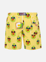 Badeshorts für Jungen mit Avocado-Print