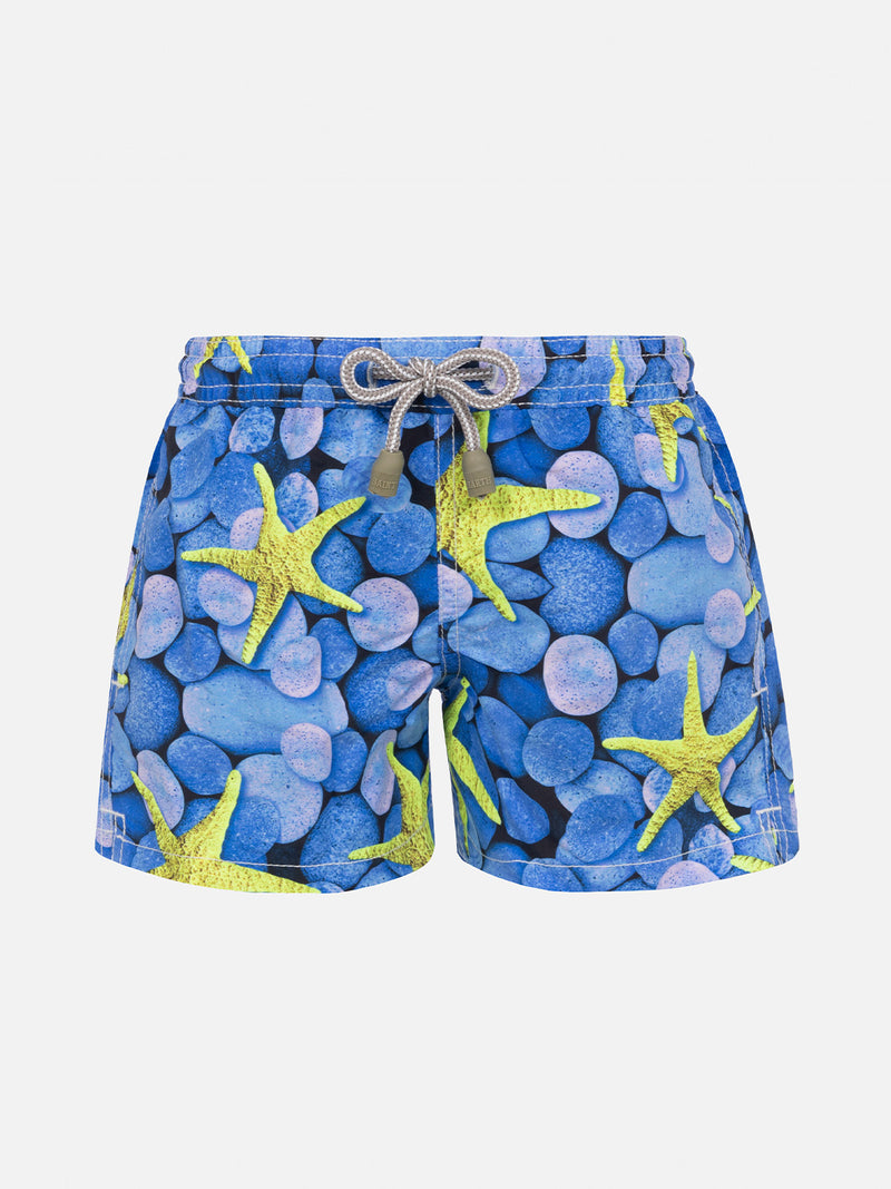 Badeshorts für Jungen mit Seestern-Print