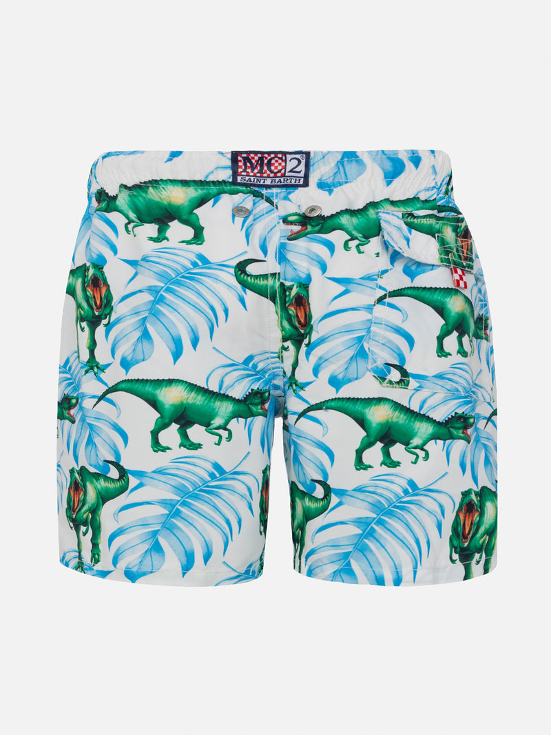 Badeshorts für Jungen mit T-Rex-Aufdruck