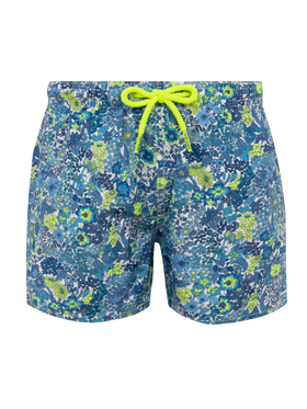 Badeshorts aus leichtem Stoff von Jean Lighting mit Margaret Annie-Print | HERGESTELLT AUS LIBERY-STOFF