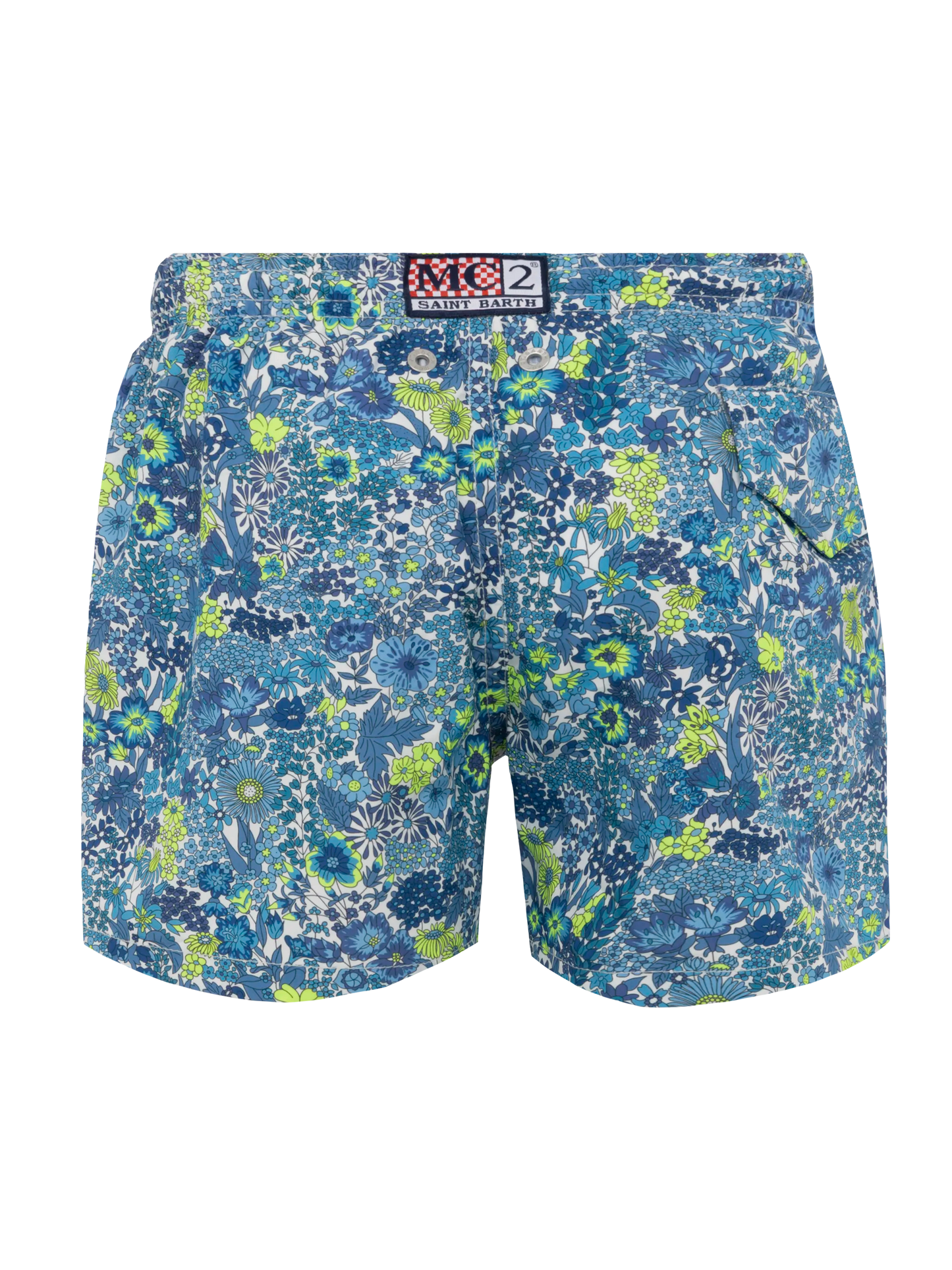 Badeshorts aus leichtem Stoff von Jean Lighting mit Margaret Annie-Print | HERGESTELLT AUS LIBERY-STOFF