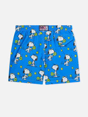 Boy light fabric swim shorts with Snoopy Padel print | SNOOPY - PEANUTS™ SPECIAL EDITION