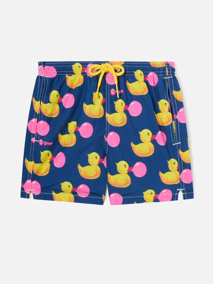 Costume da bagno da bambino con stampa papere | BIG BABOL® EDIZIONE SPECIALE