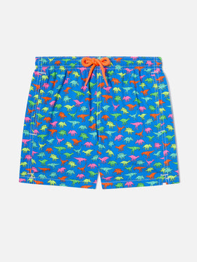 Short de bain garçon à imprimé dinosaures multicolore 