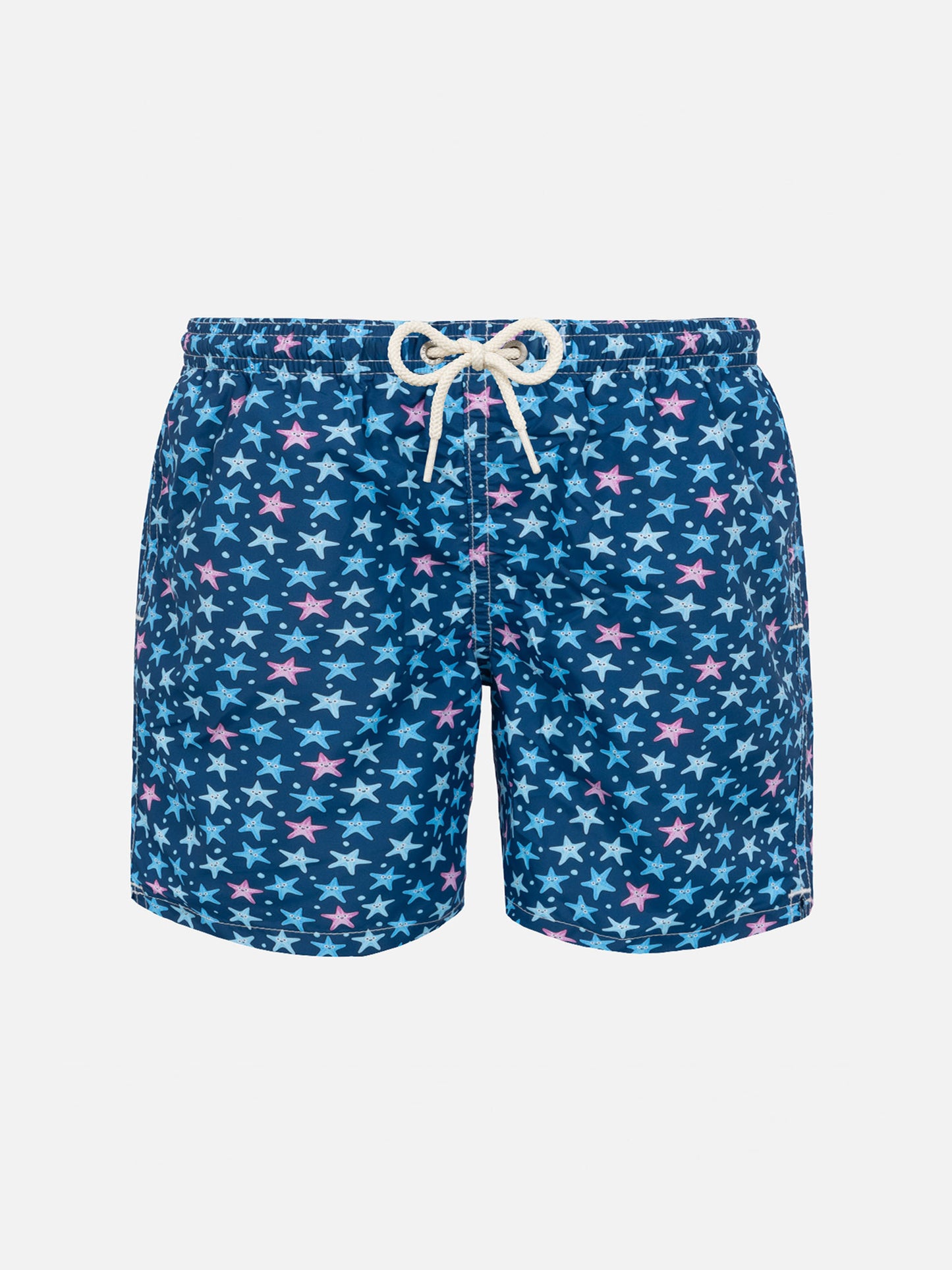 Badeshorts für Jungen aus leichtem Stoff von Jean Lighting mit Seestern-Aufdruck