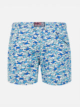 Badeshorts für Jungen mit Krabbenprint