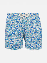 Badeshorts für Jungen mit Krabbenprint