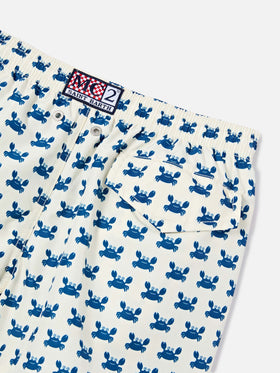 Jean Lighting swim shorts with Crab Gang all-over print