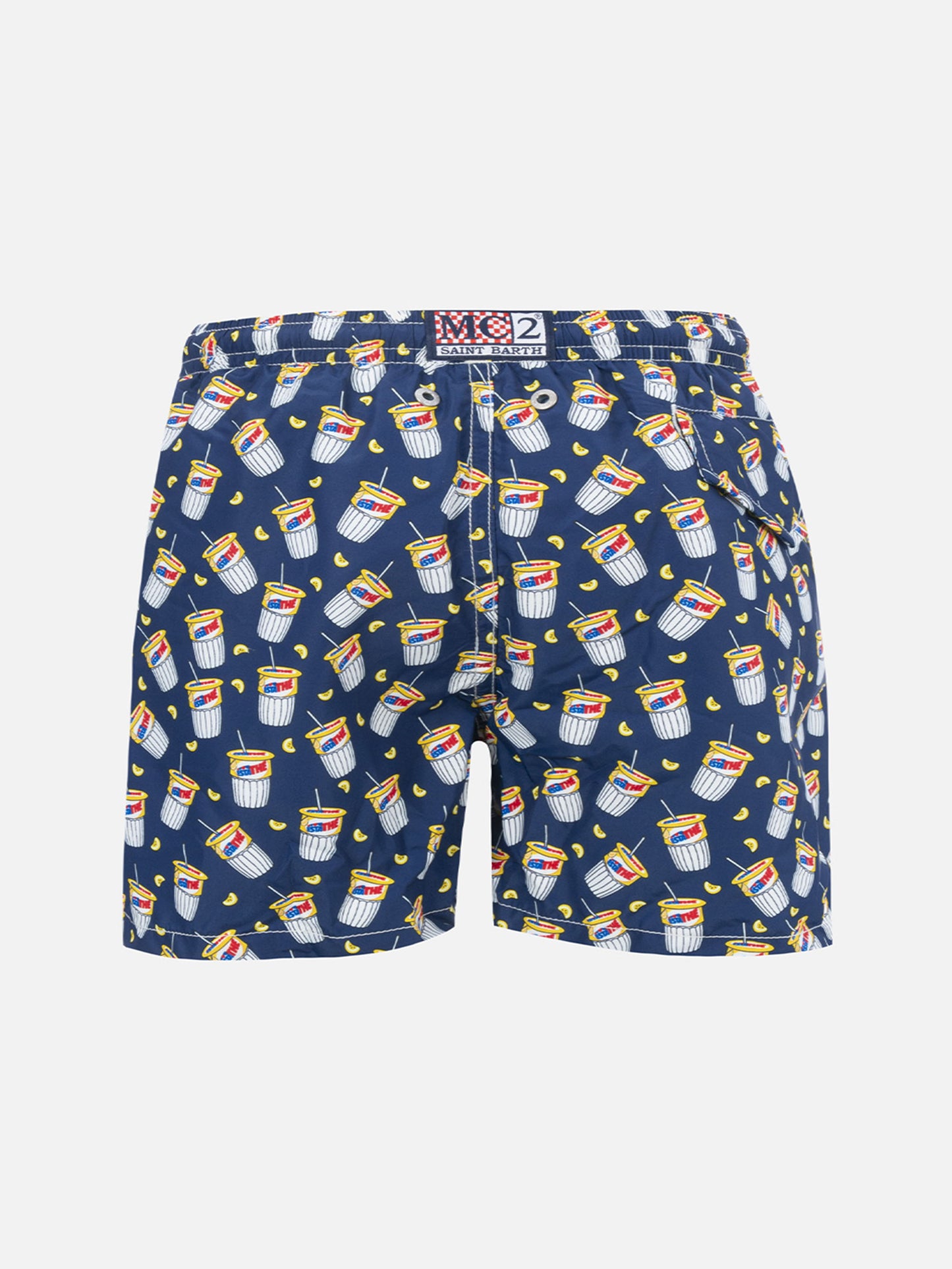 Badeshorts aus leichtem Stoff für Jungen mit Estathè-Aufdruck | ESTATHE‘ SPECIAL EDITION
