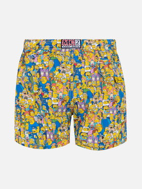 Jean Lighting lightweight fabric swim shorts with The Simpson team print | THE SIMPSON SPECIAL EDITION