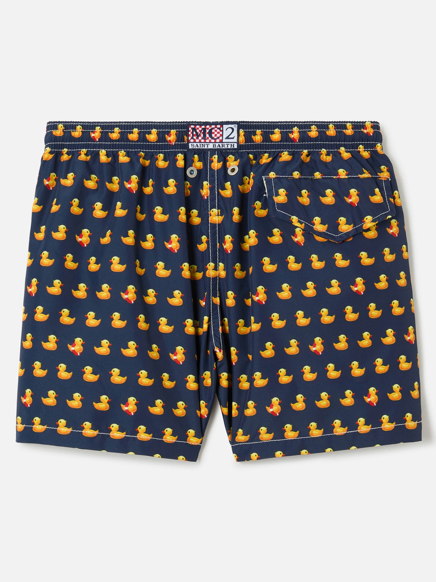 Jean Lighting swim shorts with Ducklings all-over print
