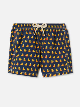 Jean Lighting swim shorts with Ducklings all-over print