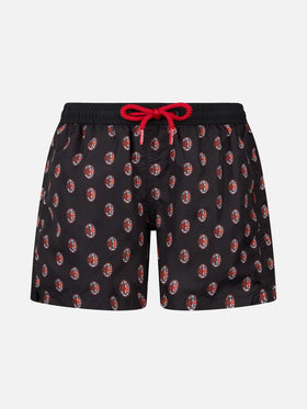 Costume da bagno da bambino in tessuto leggero con stampa Milan | AC MILAN SPECIAL EDITION