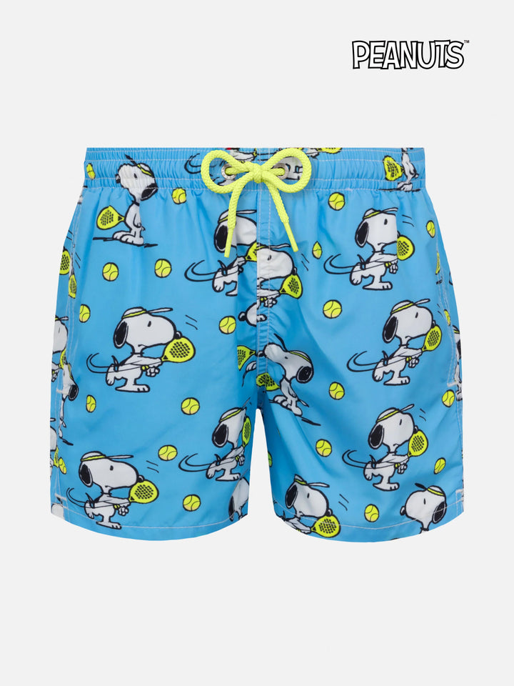 Costume mare Jean Lighting in tessuto leggero con stampa Snoopy giocatore di padel | SNOOPY PEANUTS® SPECIAL EDITION