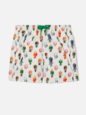 Jean Lighting swim shorts with Minecraft all-over print | Special Edition