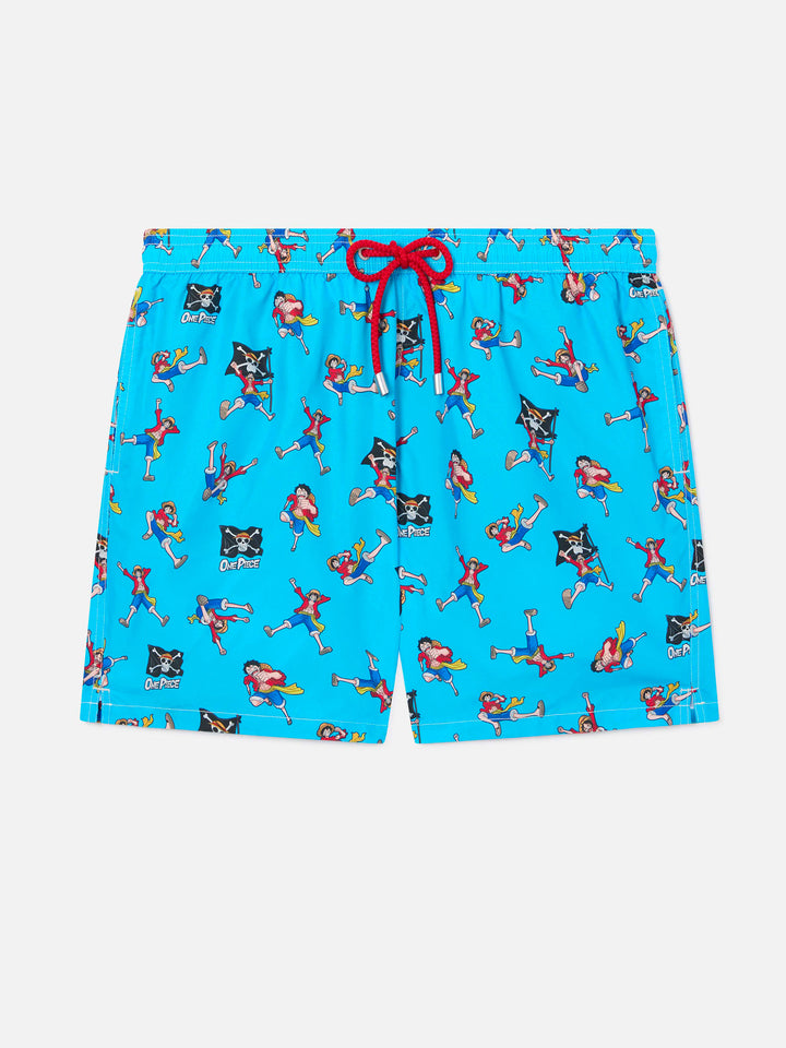 Bañador tipo shorts Jean Lighting con estampado integral One Piece | ONE PIECE SPECIAL EDITION 