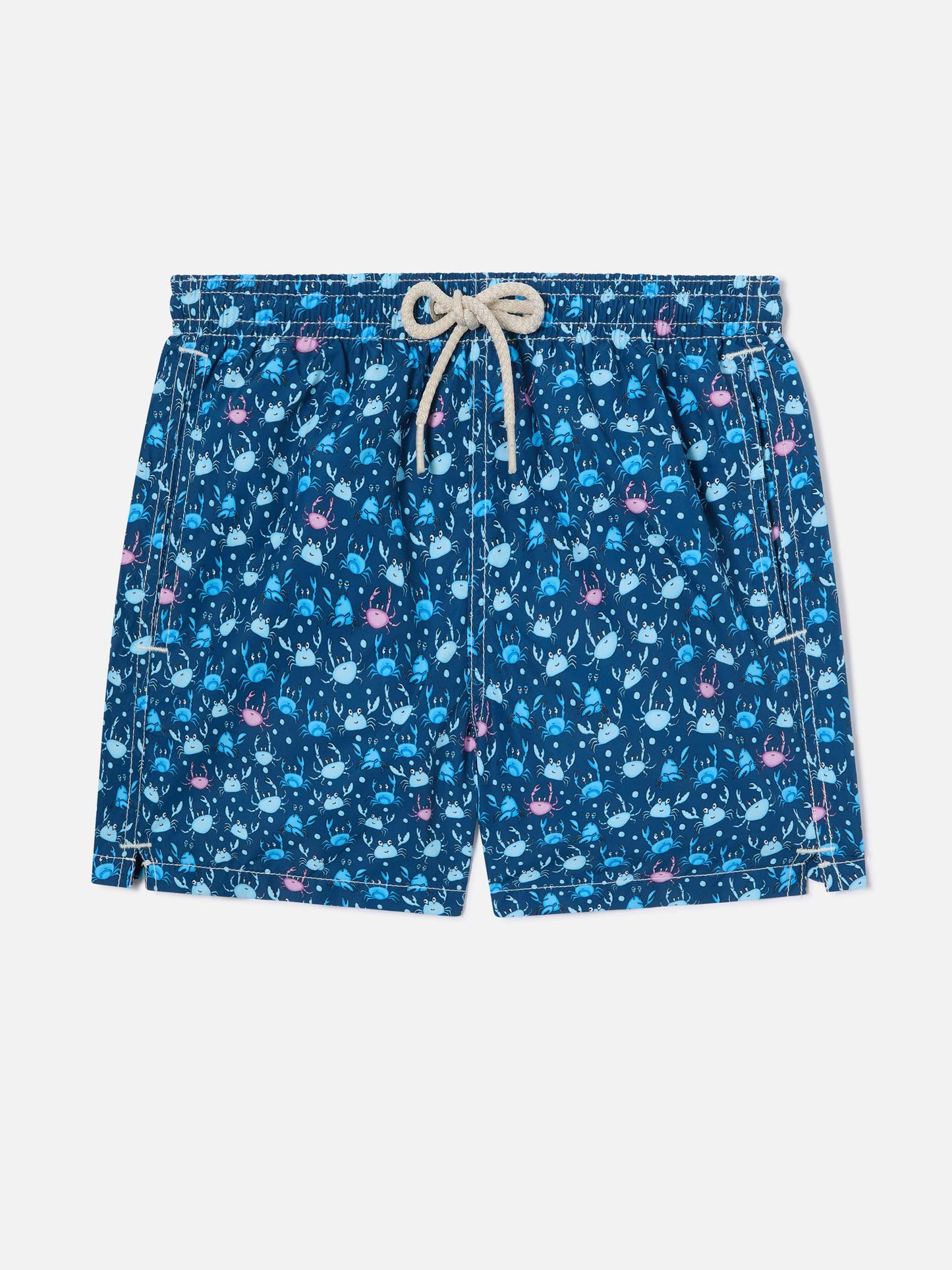 Short de bain garçon à imprimé crabes multicolores 