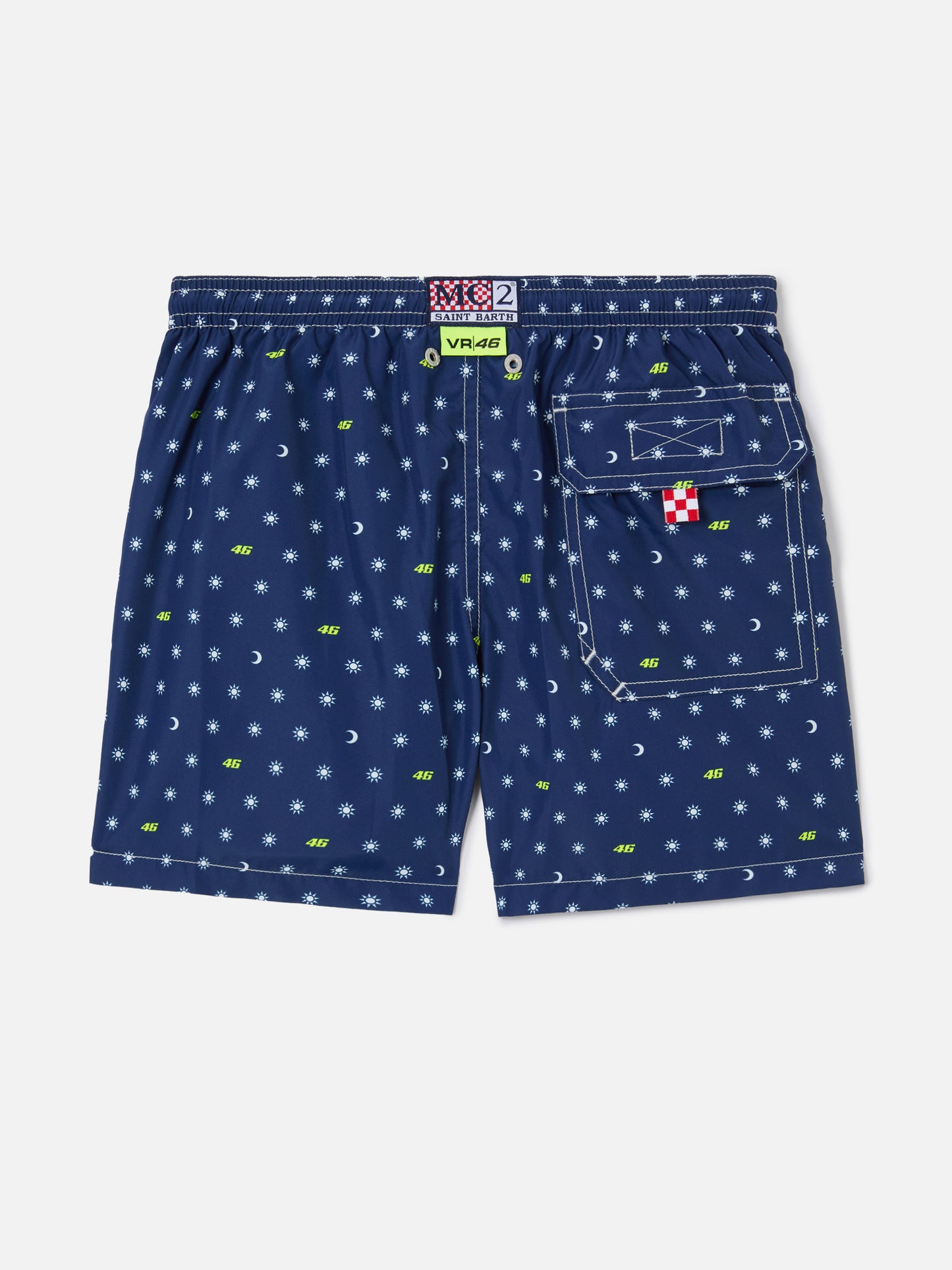 Jean Lighting swim shorts with VR46 all-over print | VR46 SPECIAL EDITION