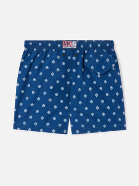 Jean lightweight fabric swim shorts with Inter logo print | INTER FC SPECIAL EDITION