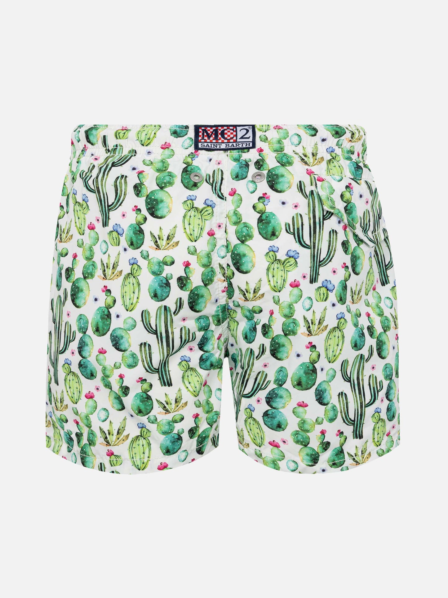Costume da bagno Jean Lighting in tessuto leggero con stampa cactus