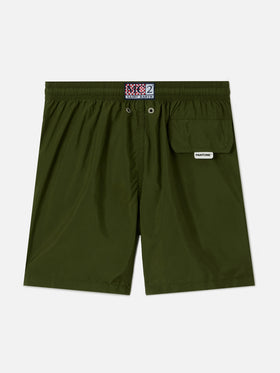 Jean Lighting Pantone swim shorts solid Military Green
