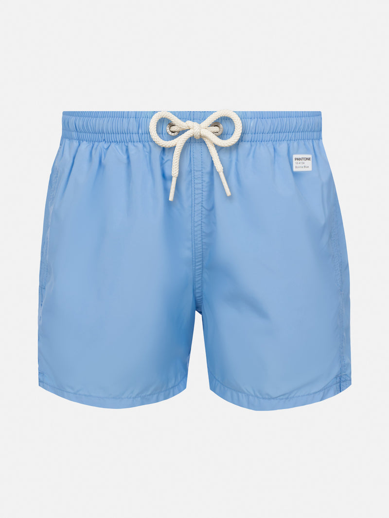 Jean Lighting Pantone lightweight sky blue swim shorts  | PANTONE® SPECIAL EDITION