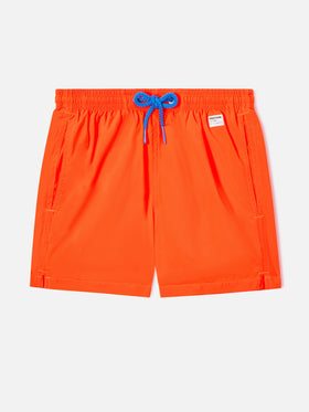 Short de bain léger orange fluo Jean Lighting Pantone | PANTONE® SPECIAL EDITION 