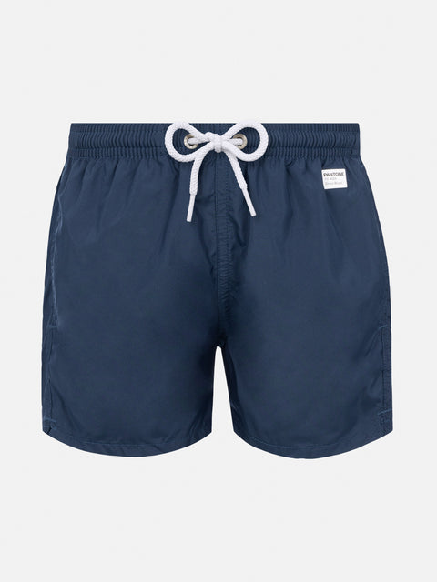 Jean Lighting Pantone lightweight navy blue swim shorts | PANTONE® SPECIAL EDITION - MC2 Saint Barth