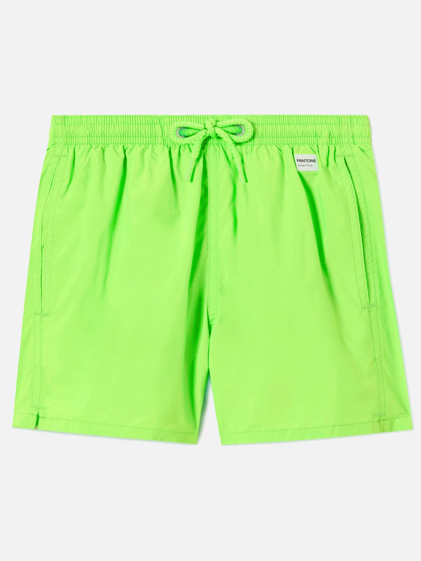 Short de bain Jean Lighting Pantone uni Fluo Green 