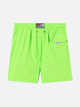 Costume Jean Lighting Pantone tinta unita Verde Fluo
