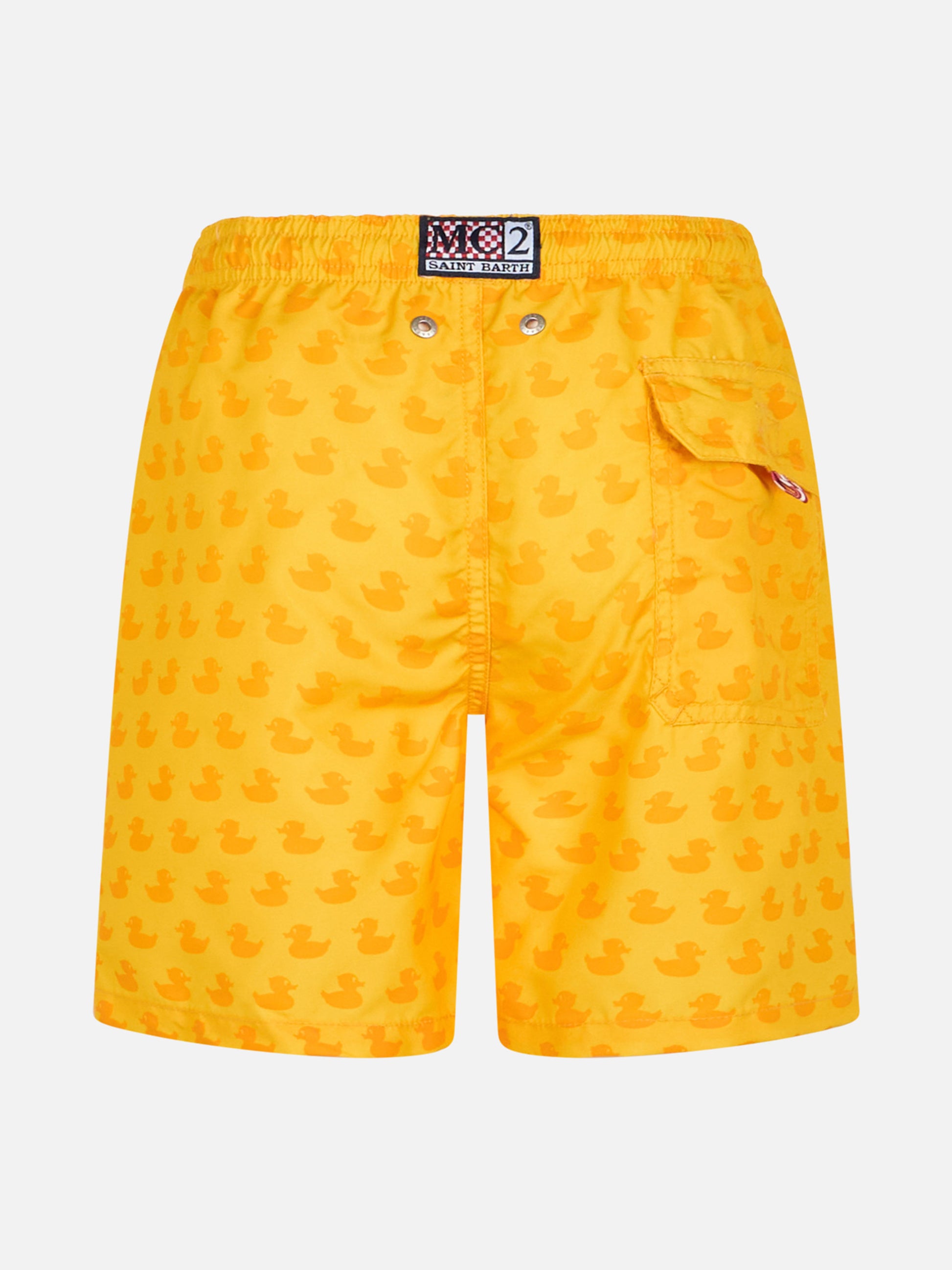 Swimshort boy with temperature-reactive print - Ducky print - MC2 Saint Barth