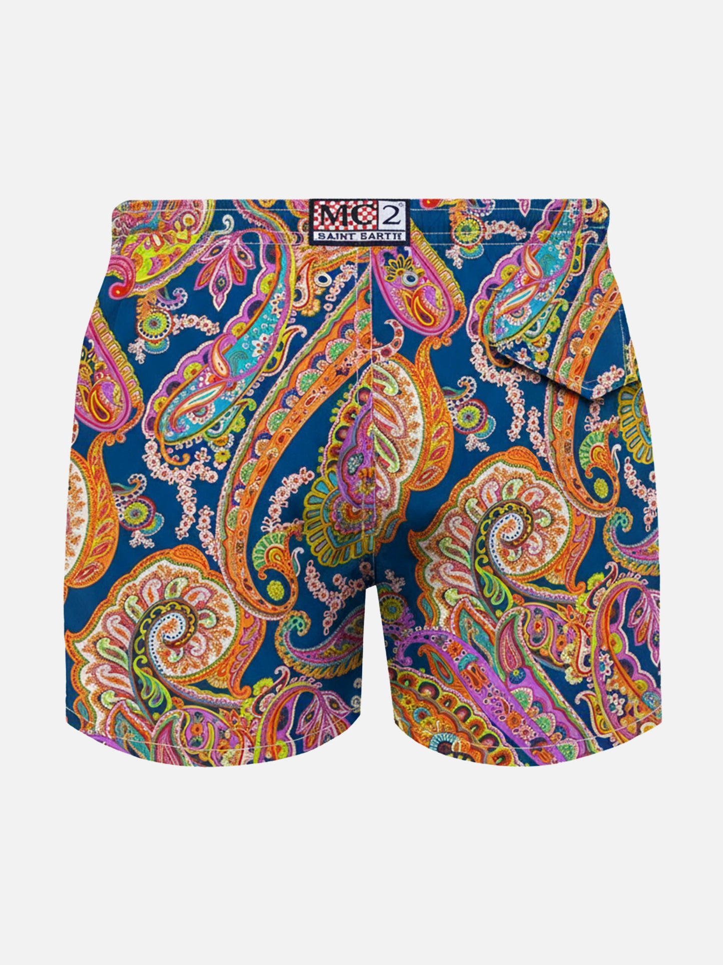 Jean Lighting 70 lightweight swim shorts with paisley print