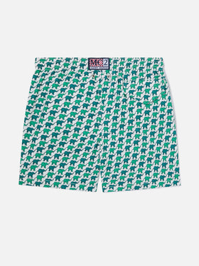Short de bain garçon à imprimé éléphant 