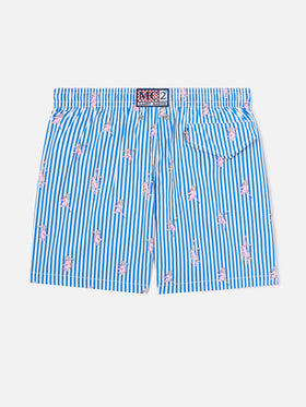 Costume Jean Lighting Stretch rigato con stampa scimmiette