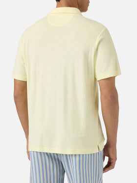 Butter Jeremy polo in terry-effect cotton