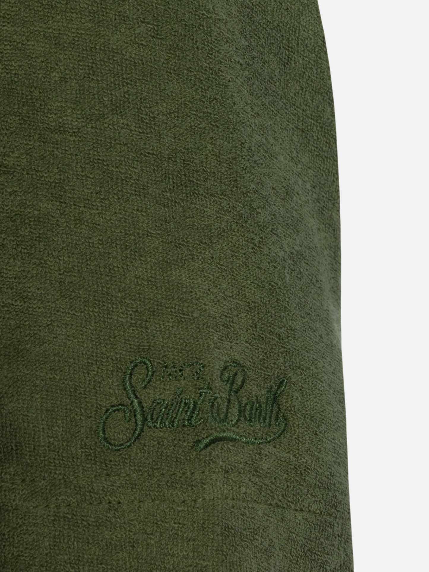 Polo Jeremy in spugna verde militare