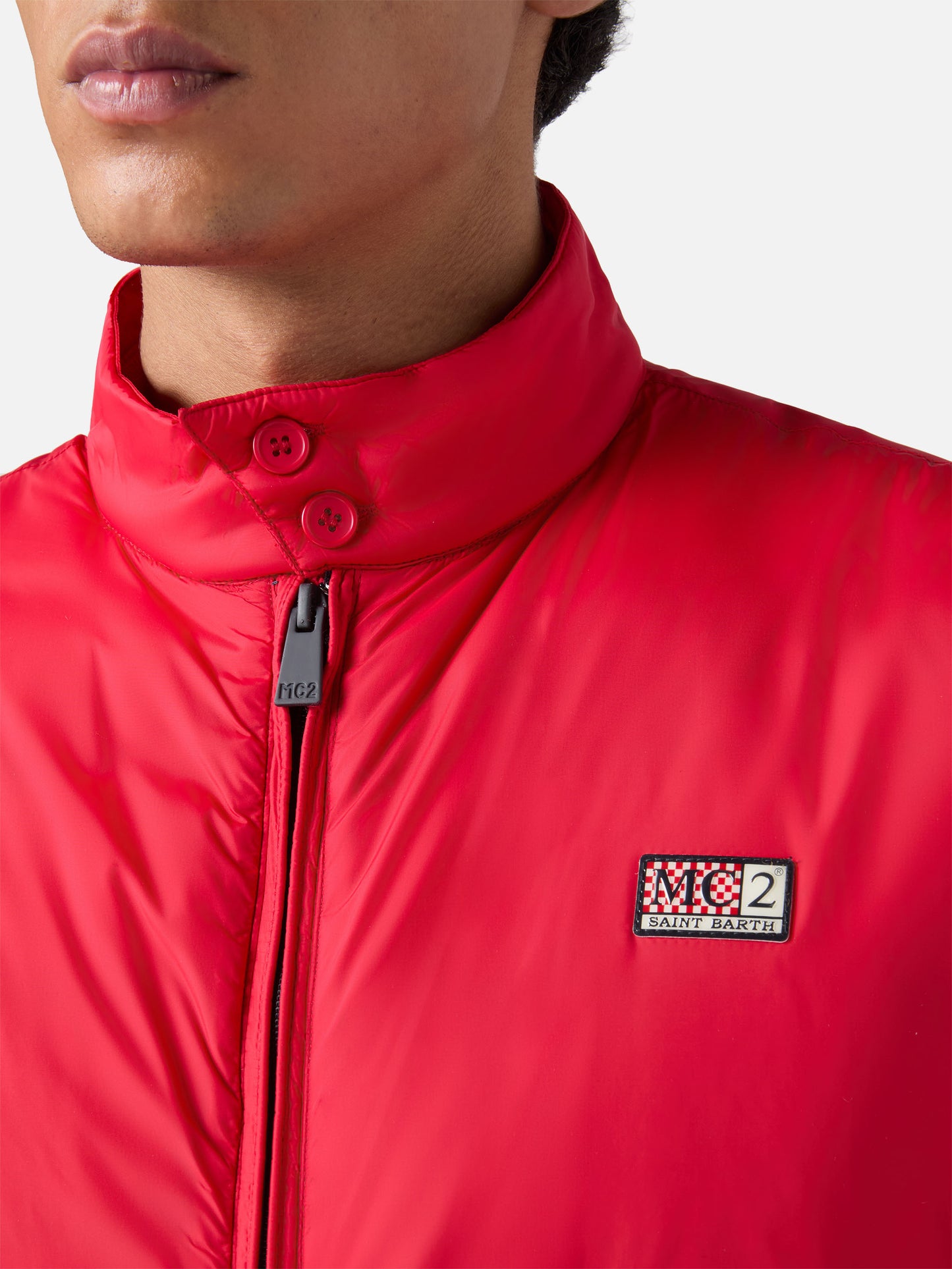 Bomber leggero Jet in rosso