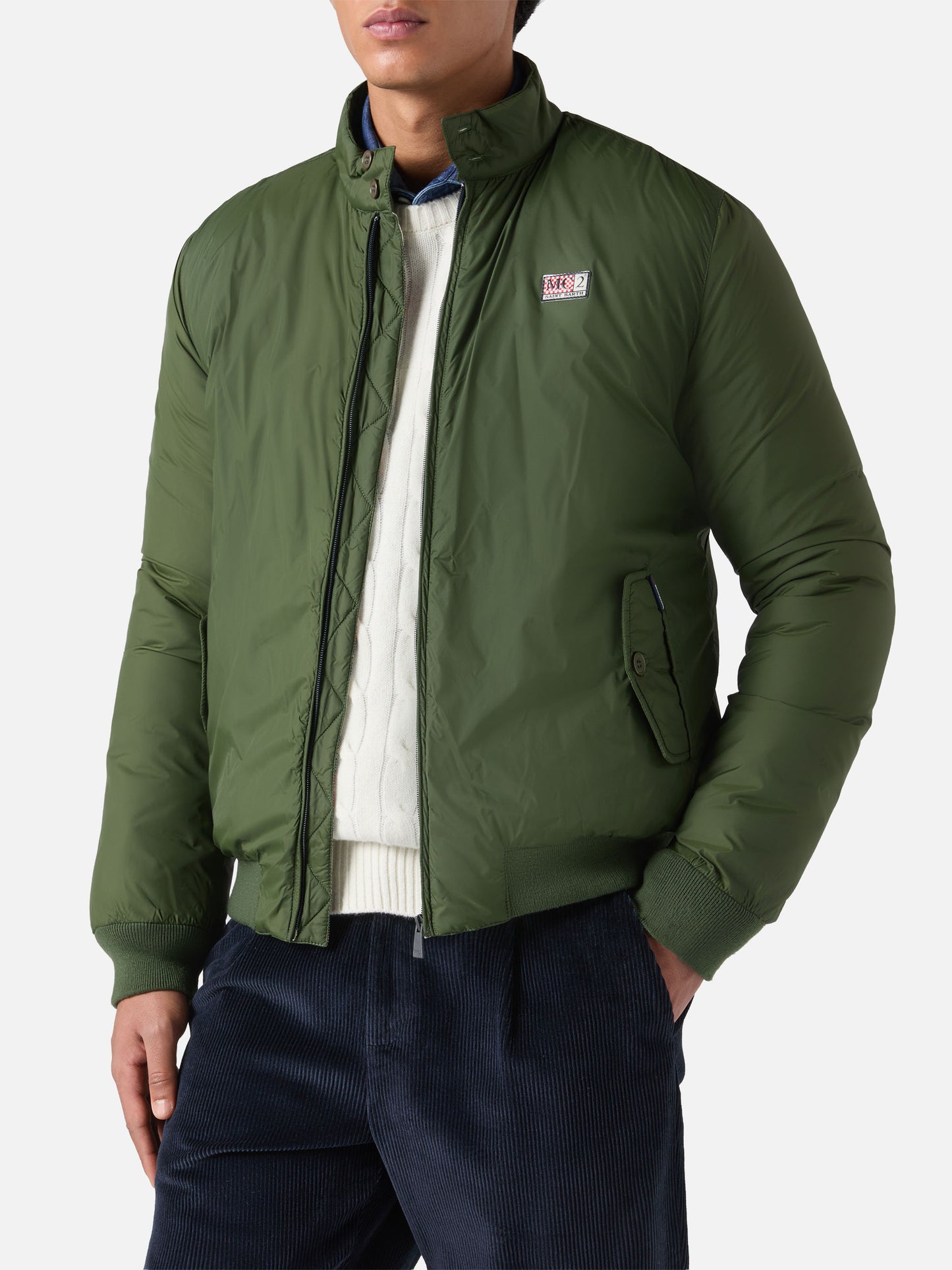 Jet leichte Bomberjacke in Militärgrün