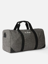 Wooly travel duffel bag Jetleg with herringbone print