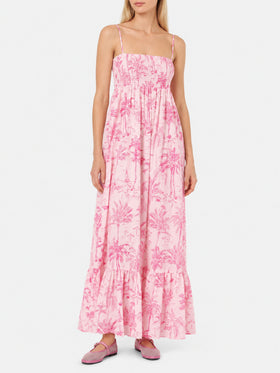 Robe Jemma en coton avec broderie smockée 